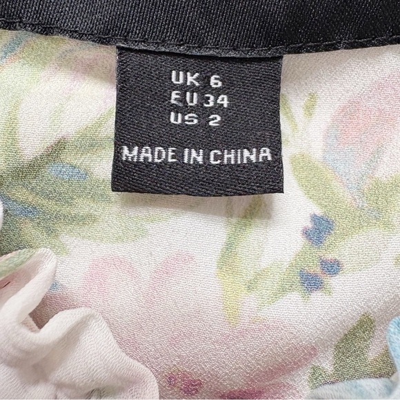 Needle & Thread Long Sleeve Floral Print Dress Size 2 - Picture 10 of 10